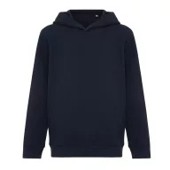   Hanorac cu gluga, Copii, 2502E10179, iqoniq, Bumbac, Albastru navy, 9--10