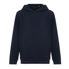   Hanorac cu gluga, Copii, 2502E10179, iqoniq, Bumbac, Albastru navy, 9--10