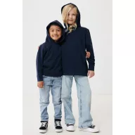   Hanorac cu gluga, Copii, 2502E10179, iqoniq, Bumbac, Albastru navy, 9--10