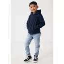 Hanorac cu gluga, Copii, 2502E10179, iqoniq, Bumbac, Albastru navy, 9--10