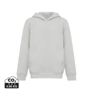   Hanorac cu gluga, Copii, 2502E10168, iqoniq, Bumbac, Gri light, 11--12