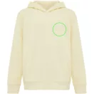 Hanorac cu gluga, Copii, 2502E10153, iqoniq, Bumbac, Galben cream, 5--6