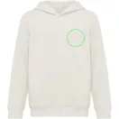 Hanorac cu gluga, Copii, 2502E10167, iqoniq, Bumbac, Alb ivory, 9--10