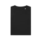 Tricou la baza gatului, Unisex, maneca scurta, iqoniq, 2401E13206, Bumbac, Negru, 4XL