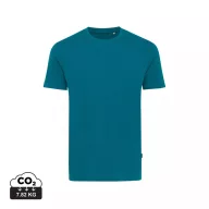   Tricou 42FEB234238, Iqoniq Bryce, Bumbac, Unisex, Albastru Verdigris, XS