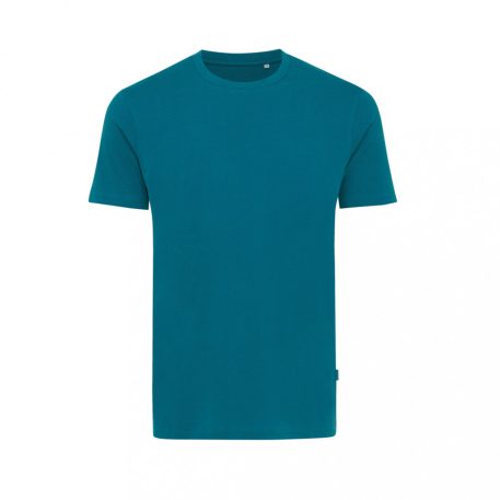 Tricou 42FEB234240, Iqoniq Bryce, Bumbac, Unisex, Albastru Verdigris, XXS