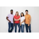 Tricou 42FEB234189, Iqoniq Bryce, Bumbac, Unisex, Albastru Deschis, XL