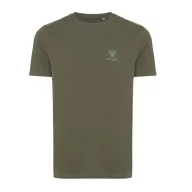   Tricou la baza gatului, Unisex, maneca scurta, iqoniq, 2401E13219, Bumbac, Kaki, L
