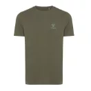 Tricou la baza gatului, Unisex, maneca scurta, iqoniq, 2401E13222, Bumbac, Kaki, XL