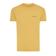   Tricou la baza gatului, Unisex, maneca scurta, iqoniq, 2401E13228, Bumbac, Galben ochre, S