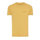Tricou la baza gatului, Unisex, maneca scurta, iqoniq, 2401E13229, Bumbac, Galben ochre, XL