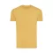 Tricou la baza gatului, Unisex, maneca scurta, iqoniq, 2401E13230, Bumbac, Galben ochre, XS