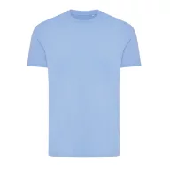   Tricou la baza gatului, Unisex, maneca scurta, iqoniq, 2401E13233, Bumbac, Albastru sky, L