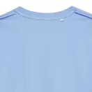 Tricou la baza gatului, Unisex, maneca scurta, iqoniq, 2401E13233, Bumbac, Albastru sky, L