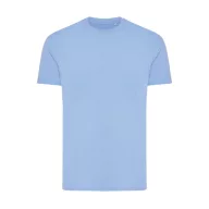  Tricou la baza gatului, Unisex, maneca scurta, iqoniq, 2401E13235, Bumbac, Albastru sky, S