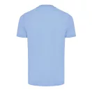 Tricou la baza gatului, Unisex, maneca scurta, iqoniq, 2401E13235, Bumbac, Albastru sky, S