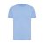 Tricou la baza gatului, Unisex, maneca scurta, iqoniq, 2401E13236, Bumbac, Albastru sky, XL