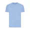 Tricou la baza gatului, Unisex, maneca scurta, iqoniq, 2401E13237, Bumbac, Albastru sky, XS