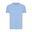 Tricou la baza gatului, Unisex, maneca scurta, iqoniq, 2401E13239, Bumbac, Albastru sky, 3XL