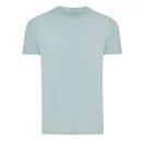 Tricou la baza gatului, Unisex, maneca scurta, iqoniq, 2401E13243, Bumbac, Verde ice, XL