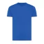 Tricou la baza gatului, Unisex, maneca scurta, iqoniq, 2401E13250, Bumbac, Albastru royal, XL