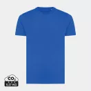 Tricou la baza gatului, Unisex, maneca scurta, iqoniq, 2401E13250, Bumbac, Albastru royal, XL