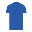 Tricou la baza gatului, Unisex, maneca scurta, iqoniq, 2401E13250, Bumbac, Albastru royal, XL