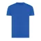 Tricou la baza gatului, Unisex, maneca scurta, iqoniq, 2401E13251, Bumbac, Albastru royal, XS