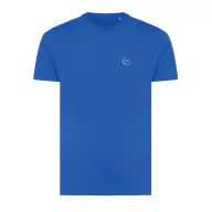   Tricou la baza gatului, Unisex, maneca scurta, iqoniq, 2401E13252, Bumbac, Albastru royal, XXL