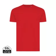   Tricou la baza gatului, Unisex, maneca scurta, iqoniq, 2401E13255, Bumbac, Rosu, 5XL