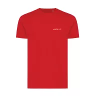   Tricou la baza gatului, Unisex, maneca scurta, iqoniq, 2401E13255, Bumbac, Rosu, 5XL