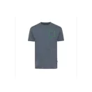 Tricou 42FEB234293, Iqoniq Manuel, Bumbac, Unisex, Albastru Navy, XL