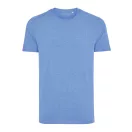Tricou la baza gatului, Unisex, maneca scurta, iqoniq, 2401E13270, Bumbac, Albastru heather, XXL