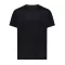 Tricou unisex, 2509E17240, iqoniq, 62x47x1 cm, Poliester, Negru, XXS