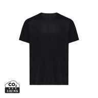   Tricou unisex, 2509E17240, iqoniq, 62x47x1 cm, Poliester, Negru, XXS