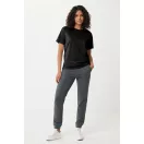 Tricou unisex, 2509E17240, iqoniq, 62x47x1 cm, Poliester, Negru, XXS