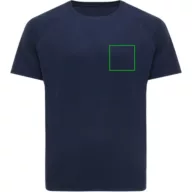   Tricou unisex, 2509E17242, iqoniq, 82x74x1 cm, Poliester, Albastru navy, 4XL
