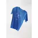 Tricou unisex, 2509E17252, iqoniq, 62x47x1 cm, Poliester, Albastru royal, XXS