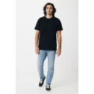 Tricou la baza gatului, Unisex, maneca scurta, iqoniq, 2401E13318, Bumbac, Negru, M