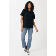   Tricou la baza gatului, Unisex, maneca scurta, iqoniq, 2401E13318, Bumbac, Negru, M