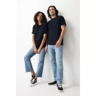   Tricou la baza gatului, Unisex, maneca scurta, iqoniq, 2401E13320, Bumbac, Negru, XL