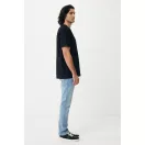 Tricou la baza gatului, Unisex, maneca scurta, iqoniq, 2401E13320, Bumbac, Negru, XL