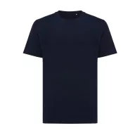   Tricou la baza gatului, Unisex, maneca scurta, iqoniq, 2401E13324, Bumbac, Albastru navy, L