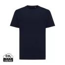 Tricou la baza gatului, Unisex, maneca scurta, iqoniq, 2401E13325, Bumbac, Albastru navy, M