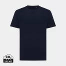 Tricou la baza gatului, Unisex, maneca scurta, iqoniq, 2401E13326, Bumbac, Albastru navy, S