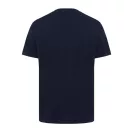 Tricou la baza gatului, Unisex, maneca scurta, iqoniq, 2401E13326, Bumbac, Albastru navy, S