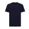 Tricou la baza gatului, Unisex, maneca scurta, iqoniq, 2401E13329, Bumbac, Albastru navy, XXL