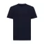 Tricou cu maneca scurta, la baza gatului, Casual, Unisex, iqoniq, 2410E19356, Bumbac, Albastru navy, XXS