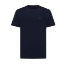 Tricou la baza gatului, Unisex, maneca scurta, iqoniq, 2401E13330, Bumbac, Albastru navy, 3XL