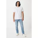Tricou la baza gatului, Unisex, maneca scurta, iqoniq, 2401E13334, Bumbac, Alb, XL